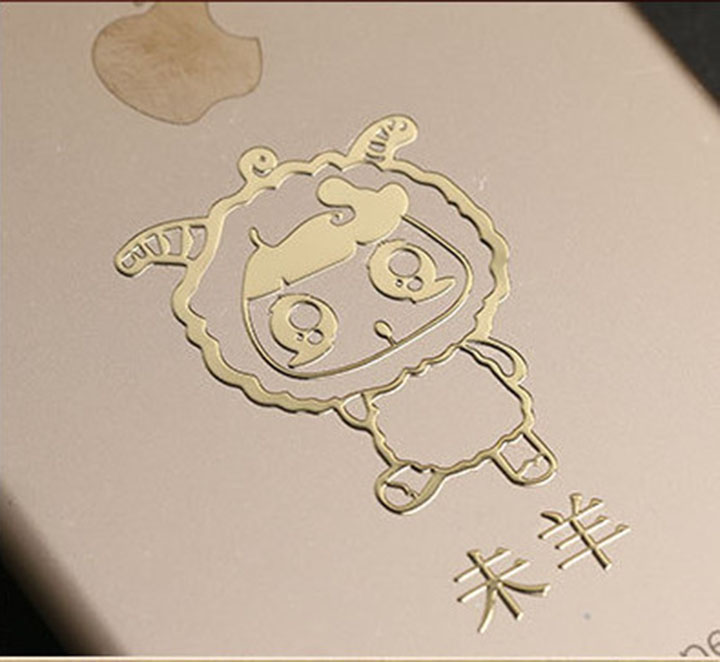 12 con giáp vàng cao cấp sticker dán điện thoại