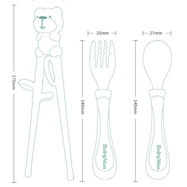 Set thìa nĩa đũa inox Hàn Quốc cao cấp