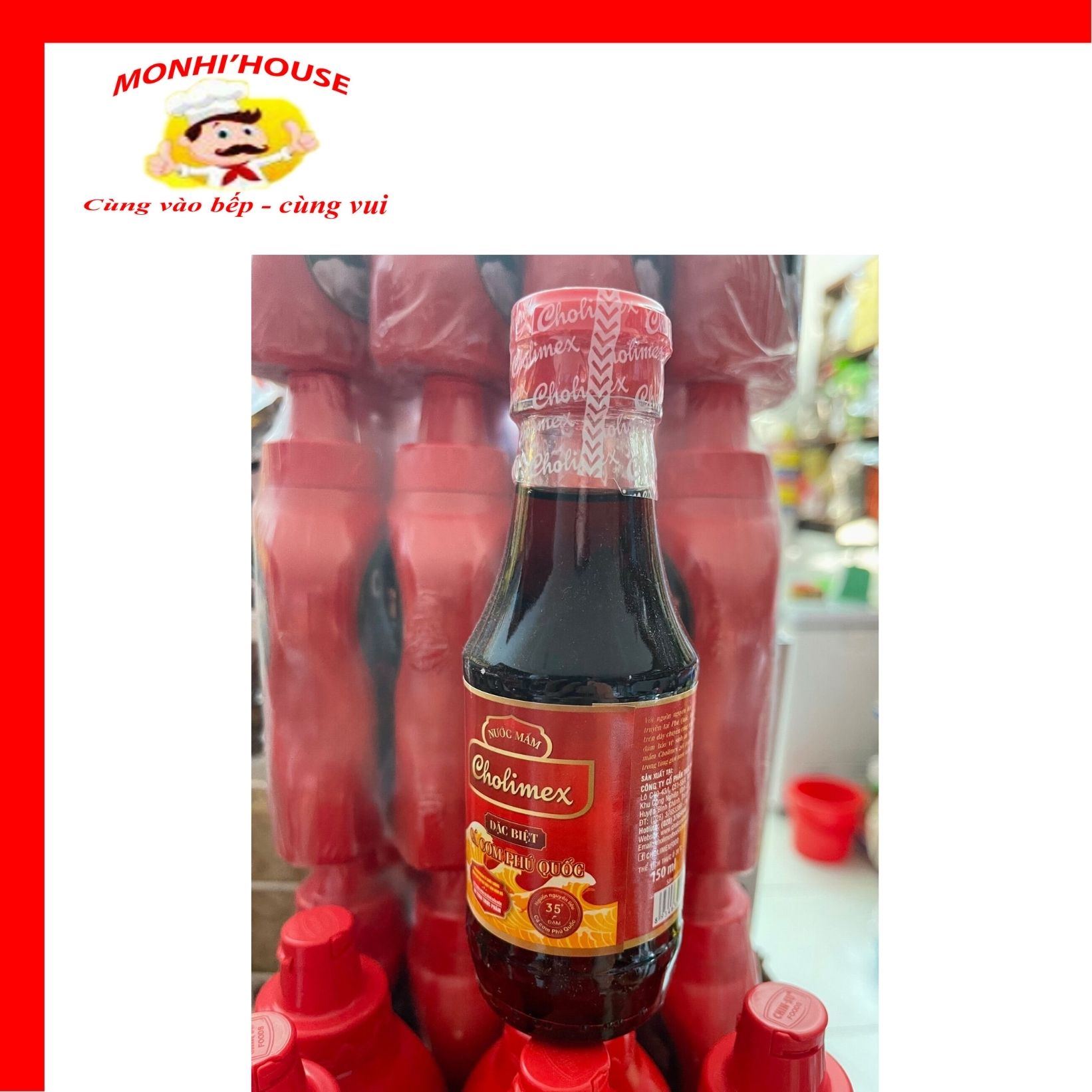 150ml Nước Mắm Nguyên Chất Cao Đạm Cholimex