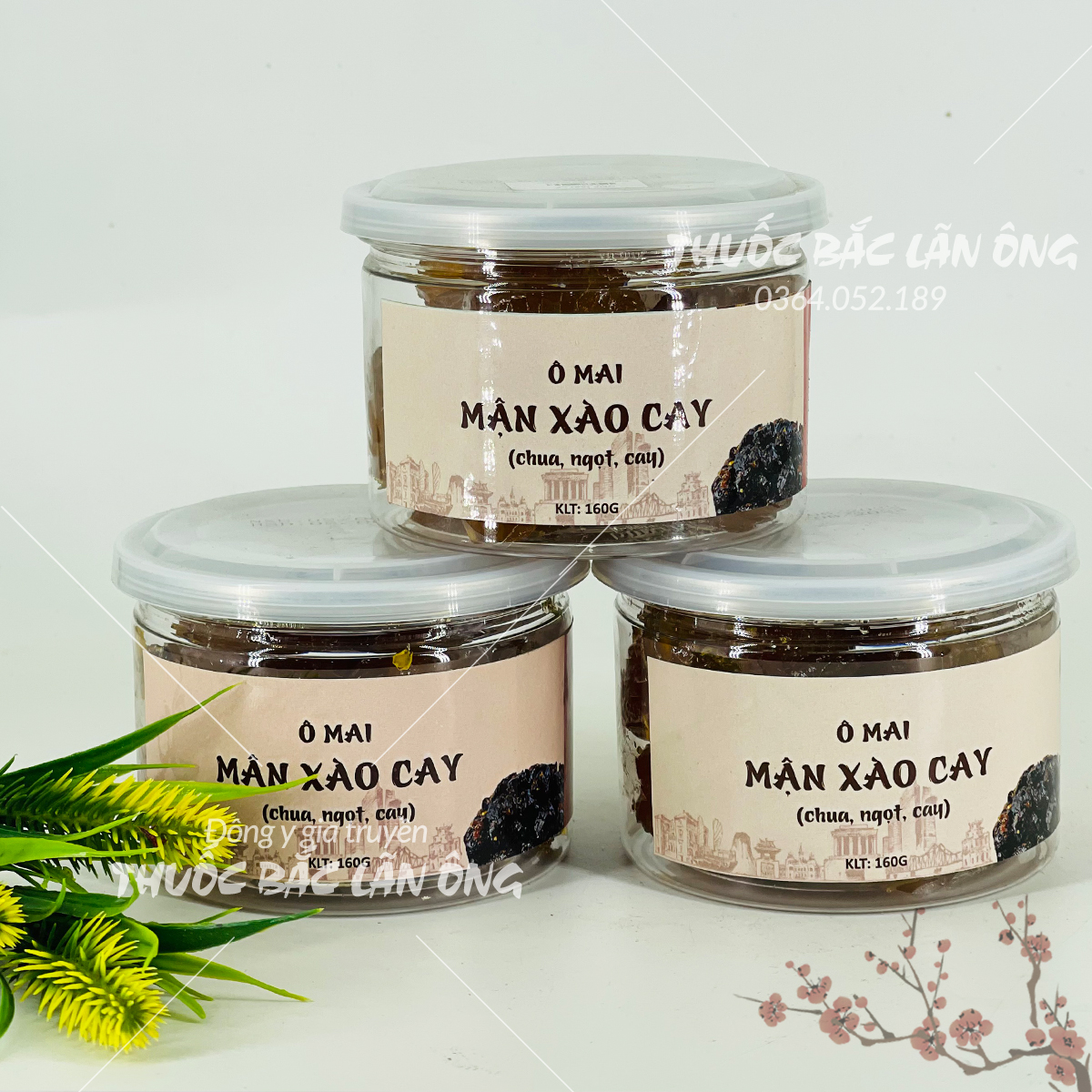 Ô mai mận xào cay đặc sản Hà Nội (Vị chua ngọt, cay cay, dẻo ngon)