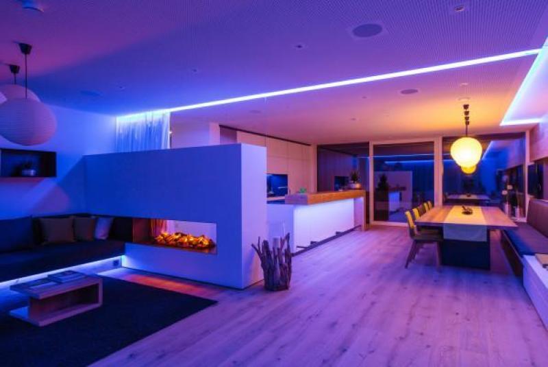Bộ COMBO Đèn led dây hắt trần thạch cao 5050RGB - đổi 7 màu cho chu vi 15m + Nguồn + Bộ khiển
