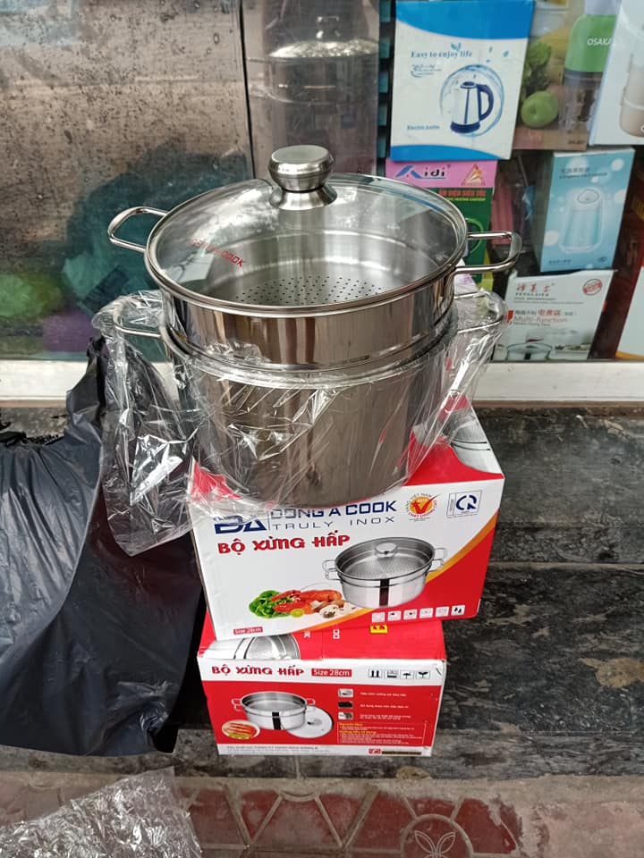 Bộ Xửng Hấp 2 Tầng Size 28cm
