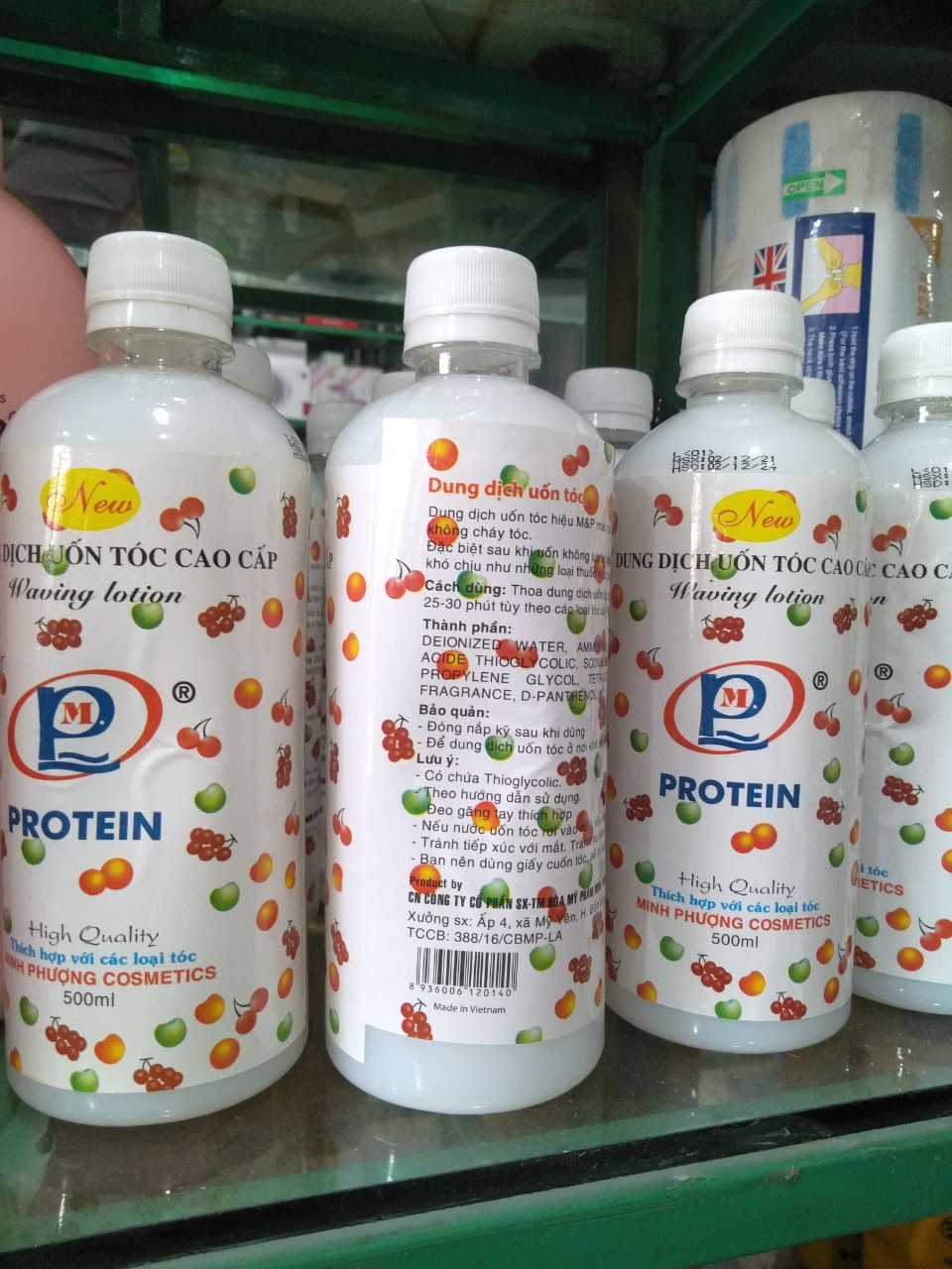 THUỐC UỐN TÓC LẠNH PROTEIN - TRÁI CÂY