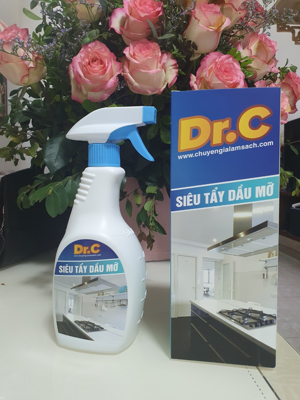 (siêu tẩy rửa. siêu sạch bóng) chai xịt tẩy rửa dầu mỡ