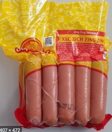 500g xúc xích Đức CP Zing Zing thơm ngon