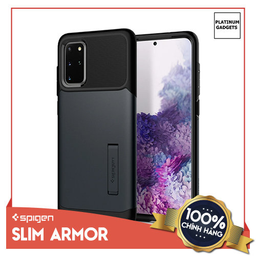 Ốp lưng Samsung Galaxy S20 Plus Spigen Slim Armor - Hàng Chính Hãng