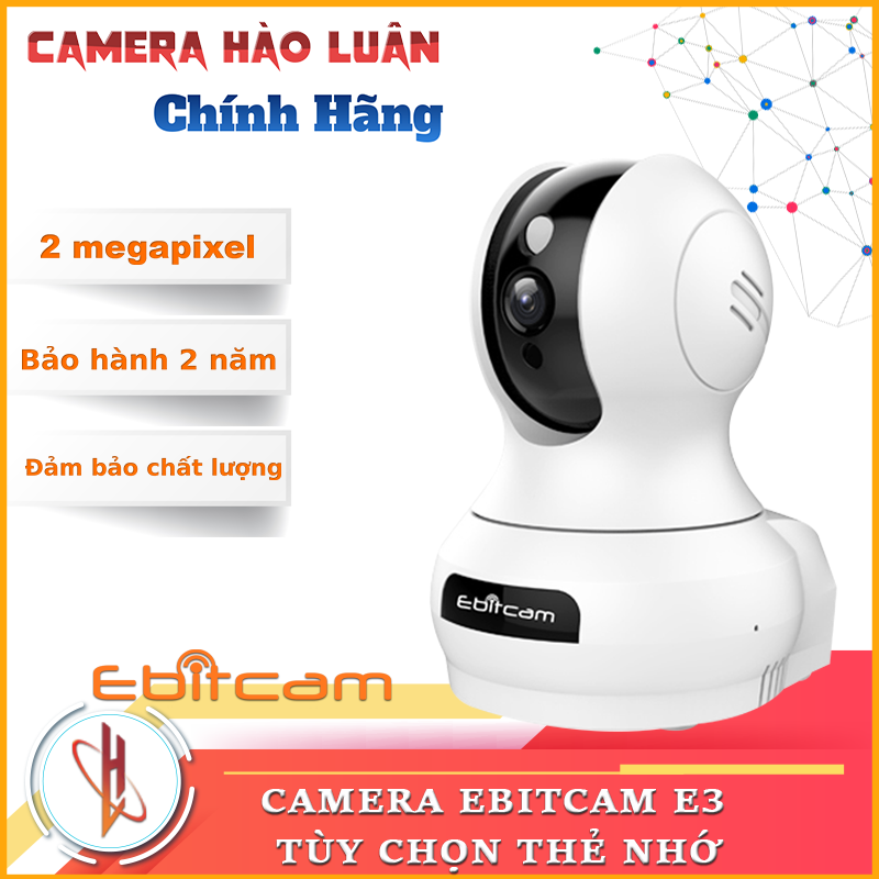 Camera Ebitcam E3 2MP -  Ebitcam E3 không dây dùng trong nhà