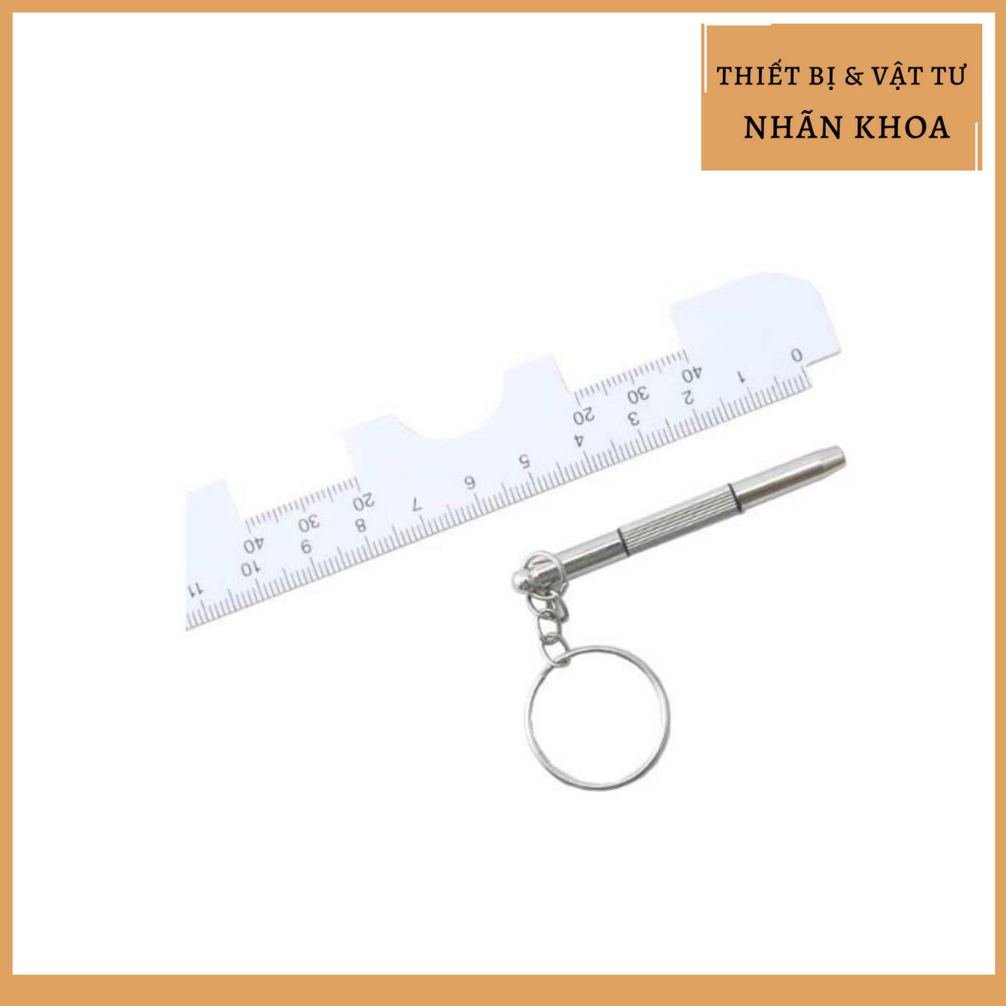 Móc khóa tuốc nơ vít mini 3in1 | Nhỏ gọn | 1 Chiếc