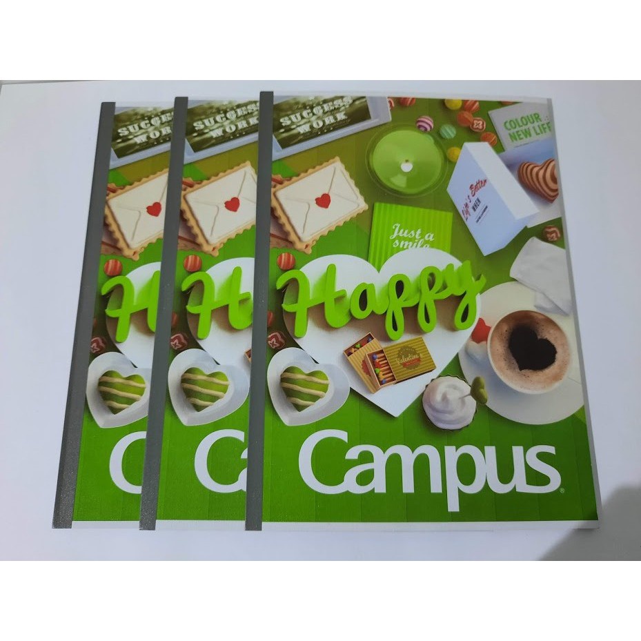 Vở Kẻ Ngang Campus Gift 80 trang - Mua 10 tặng 1 - Văn phòng phẩm Bảo An