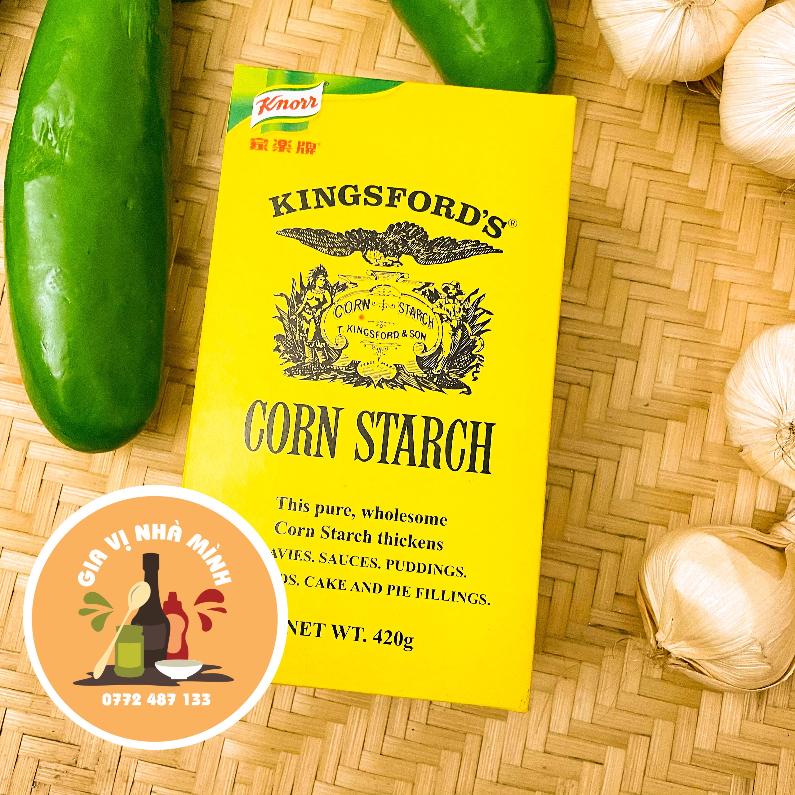 Bột bắp knorr kingsford corn starch 420gr