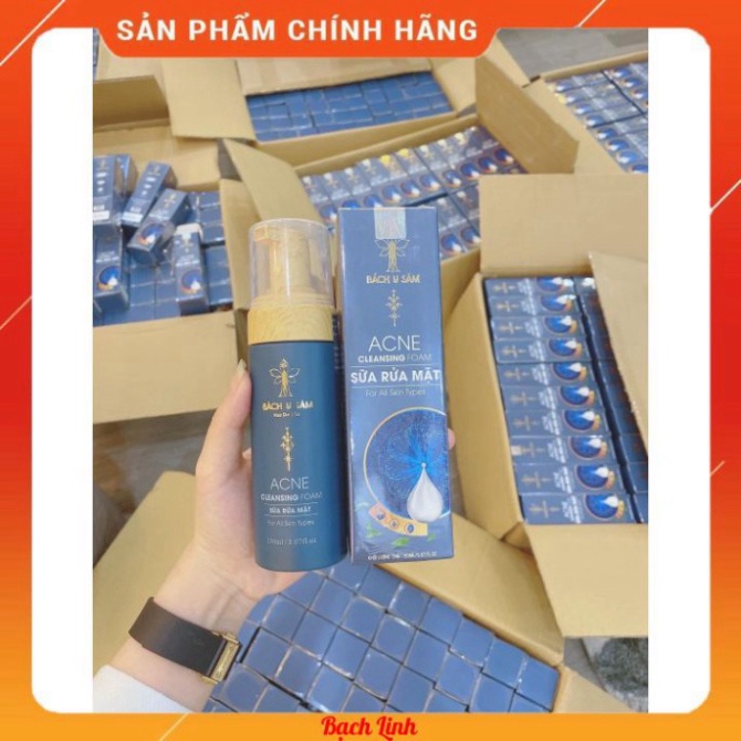 Sữa Rửa Mặt Bách Y Sâm DA DẦU MỤN Sạch Sâu Tạo Bọt 150ml