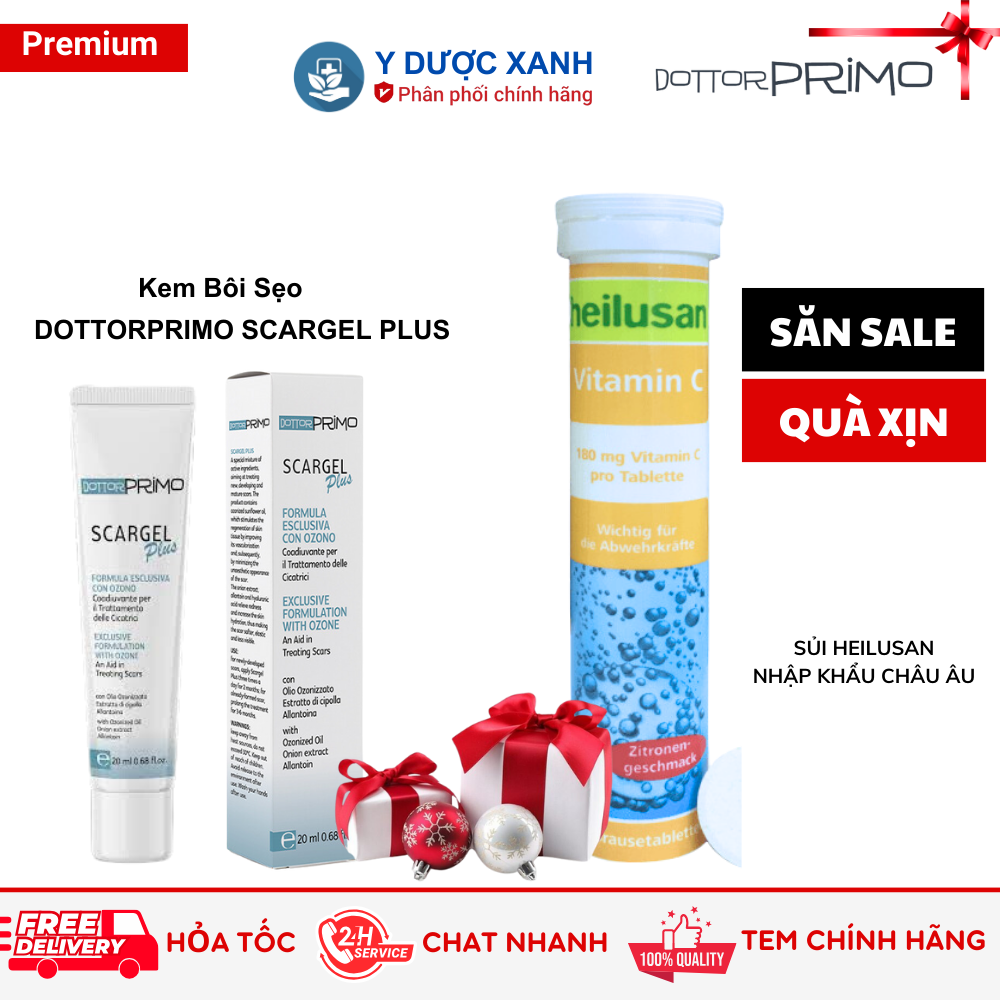 Dottorprimo scargel plus, 10 - 20ml, scar healing cream - green medicine