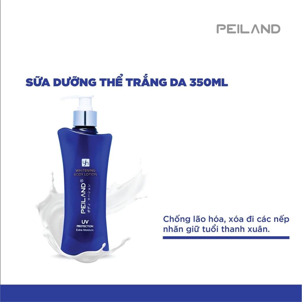 Sữa dưỡng thể trắng da Peiland 350ml