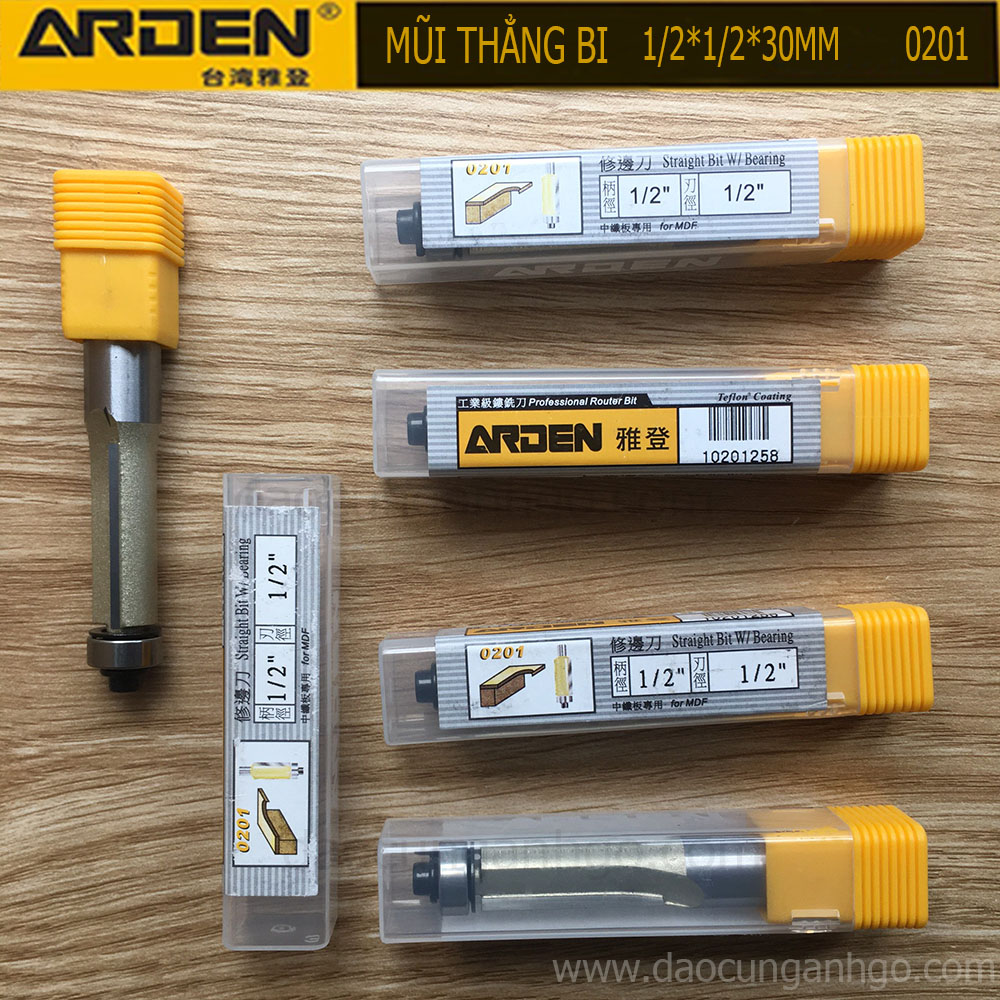 [HCM]Mũi thẳng bi Arden 1/2*1/2*30mm Cốt 12.7mm