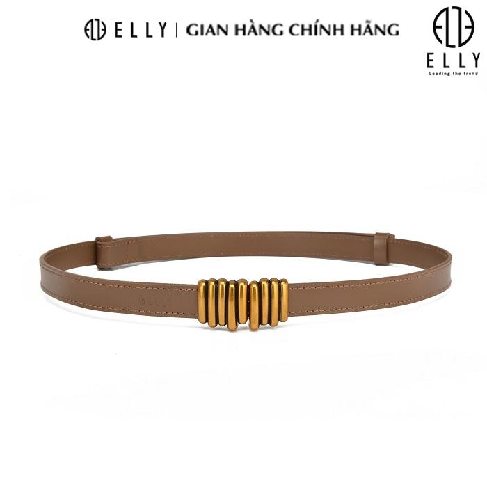 [Brand Day] Dây thắt lưng nữ cao cấp da thật ELLY – ED72