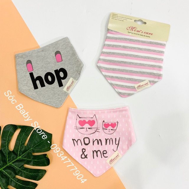 Yếm Tam Giác Set 3 Cái Momcare