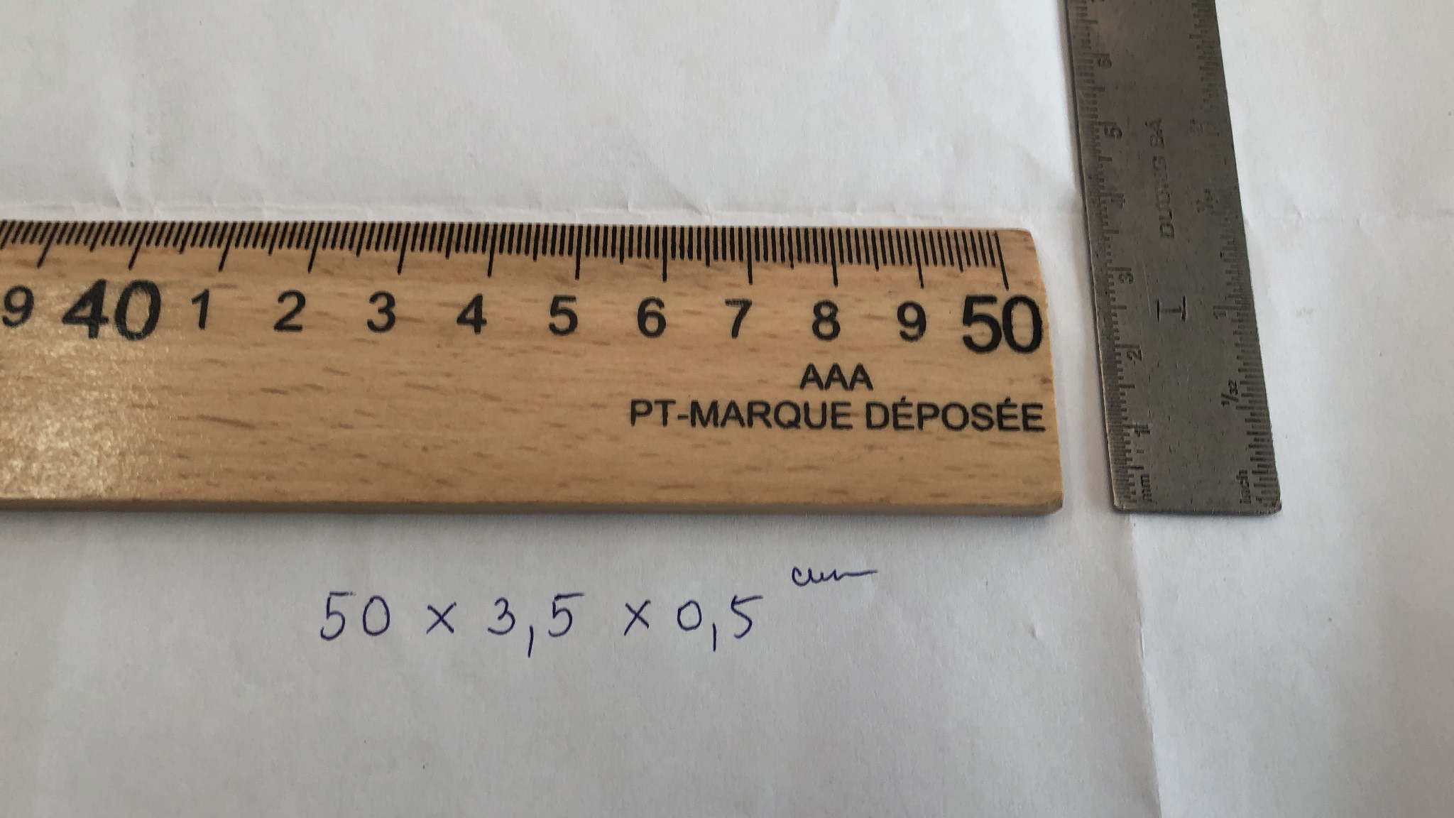 [HCM]Thước gỗ 50cm loại tốt