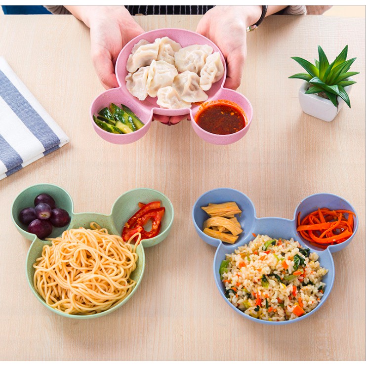 [SỈ SLL] - Tô hình chuột Mickey lúa mạch cho bé