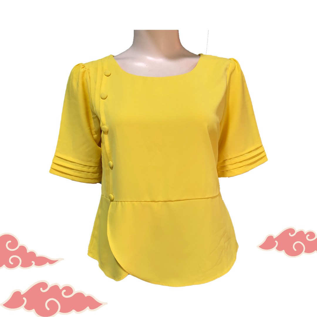 ÁO TRUNG NIÊN NỮ CHO MẸ - Lụa Cao Cấp kiểu nút sang trọng