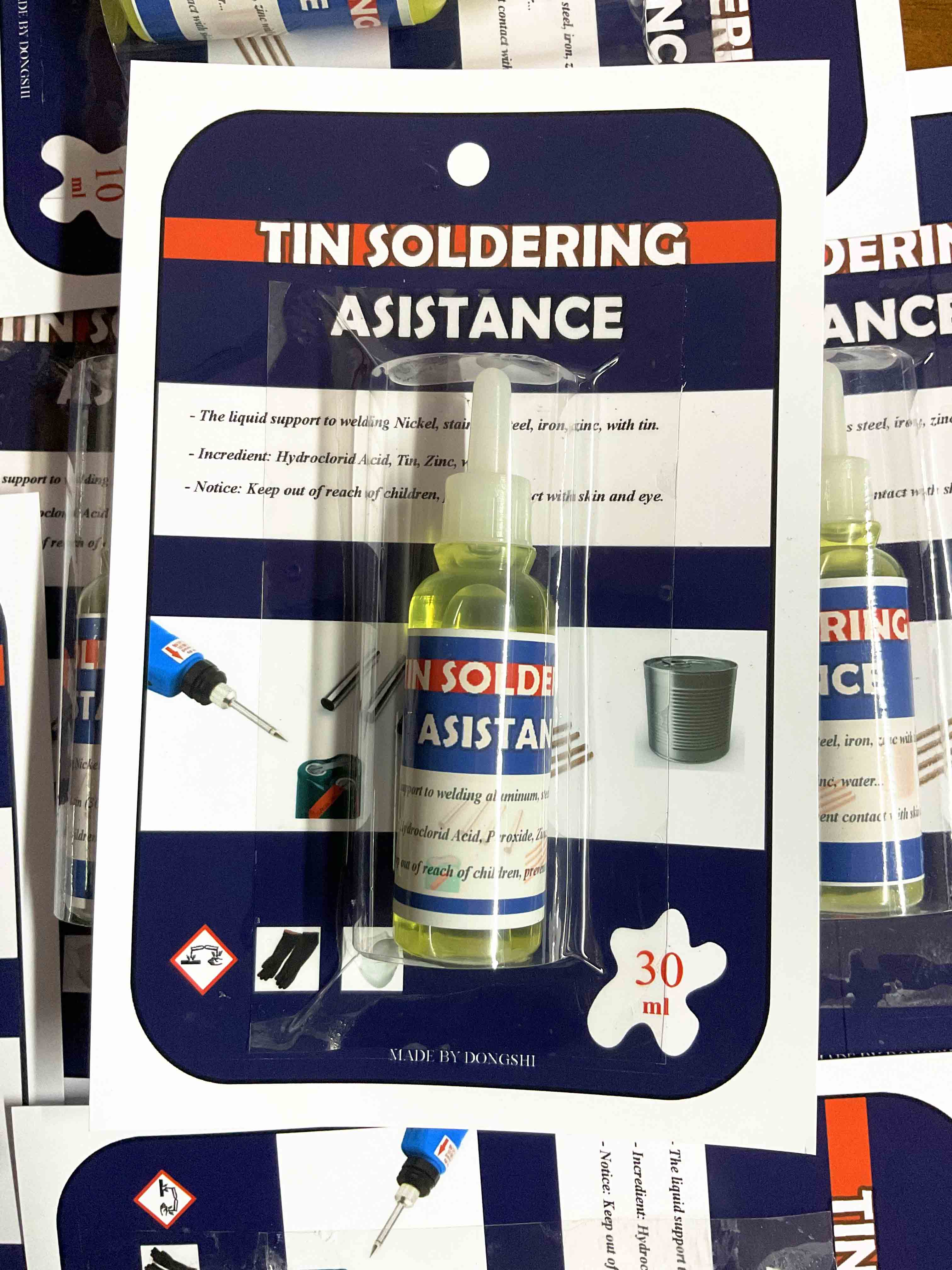 Dung dịch hỗ trợ tăng độ bám khi hàn chì - hàn thiếc với Inox, sắt, thép, chrome, kẽm… 30ml