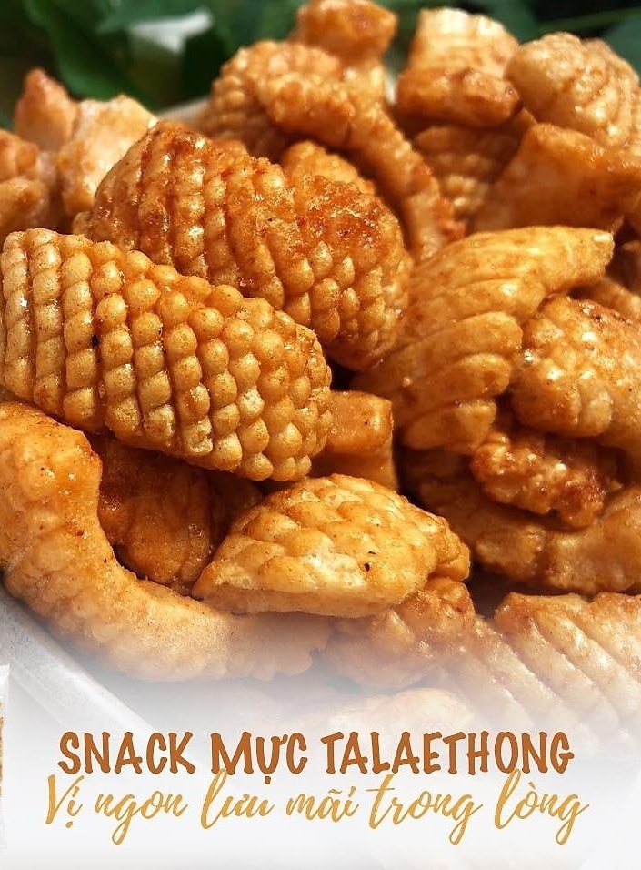 Bánh Snack Mực Thái Lan hiệu Talaethong 200g