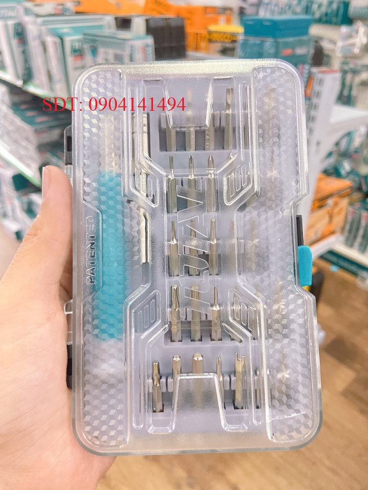 Bộ 32 Đầu Tua Vít Sửa Điện Thoại Sửa Máy Tính TOTAL THT250PS0321