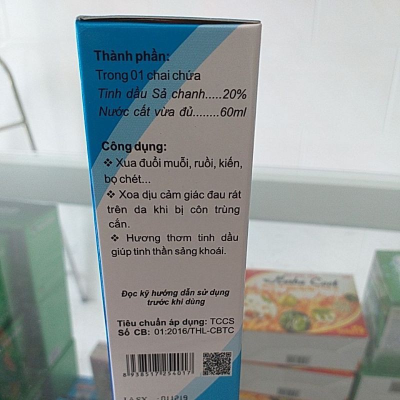 [HCM]Tinh dầu đuổi muỗi Anti-In dạng xịt 60ml