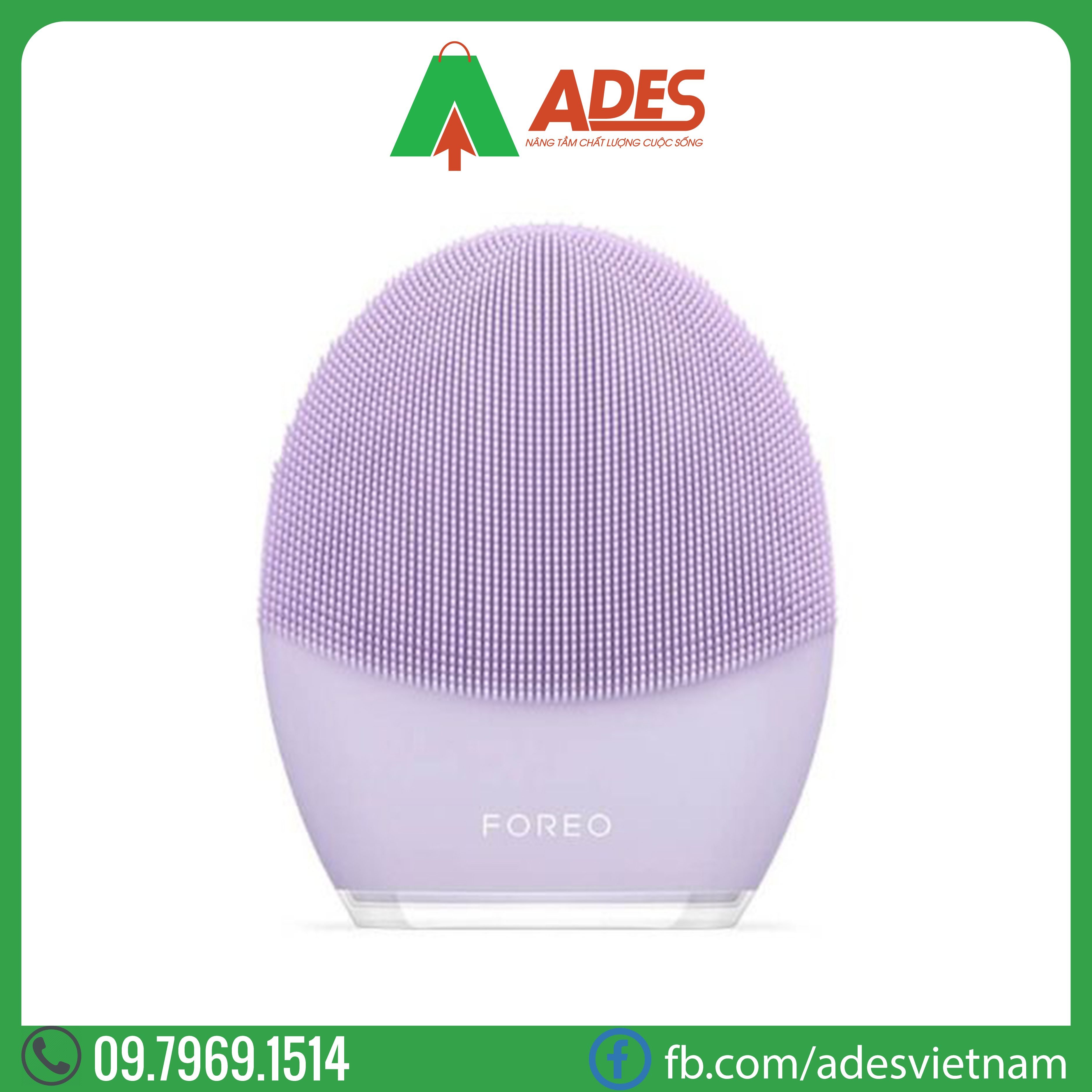 [SIÊU PHẨM] Máy Rửa Mặt FOREO LUNA 3 Full Size Tích Hợp Nâng Cơ Đẩy Tinh Chất - Bảo hành Chính hãng 2 Năm - Full Bill NEW 2021