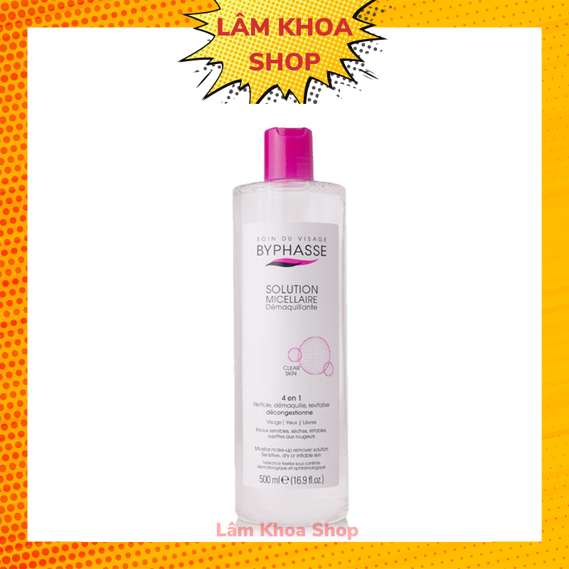 Nước tẩy trang Byphasse Solution Micellaire Chai 500ml