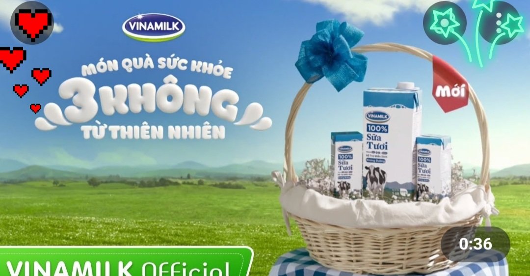 Thùng 48 bịch sữa tươi Vinamilk CÓ ĐƯỜNG - 220ml
