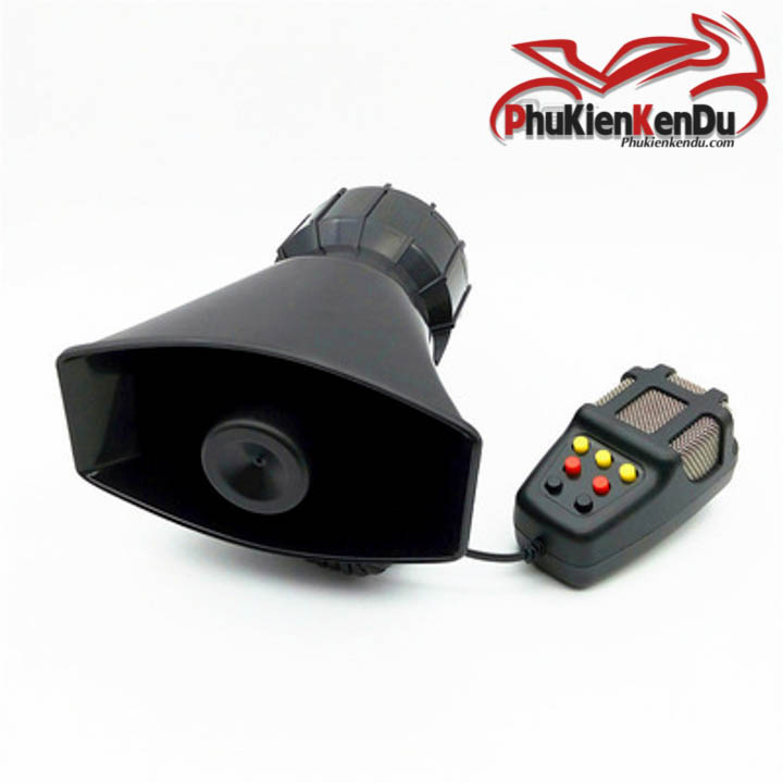 CÒI HÚ 7 CHẾ ĐỘ ÂM THANH CHUẨN CÓ MIC, 12V/24V