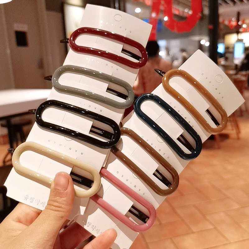 [HÀNG CÓ SẴN] Kẹp Tóc Bấm Phong Cách Hàn Quốc Đơn Giản Kẹp Tóc Bấm Candy Clip