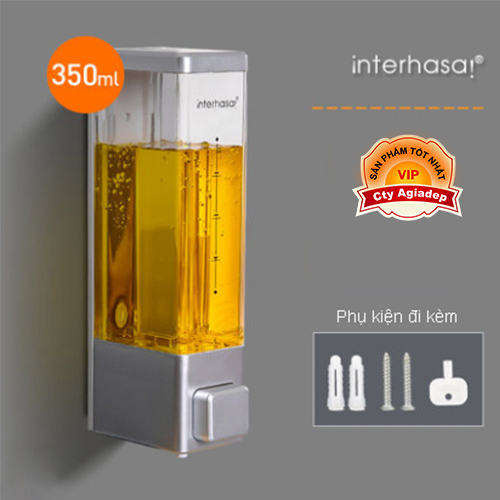 01 Hộp đựng xà phòng dầu gội interhasa sang trọng phòng tắm khách sạn