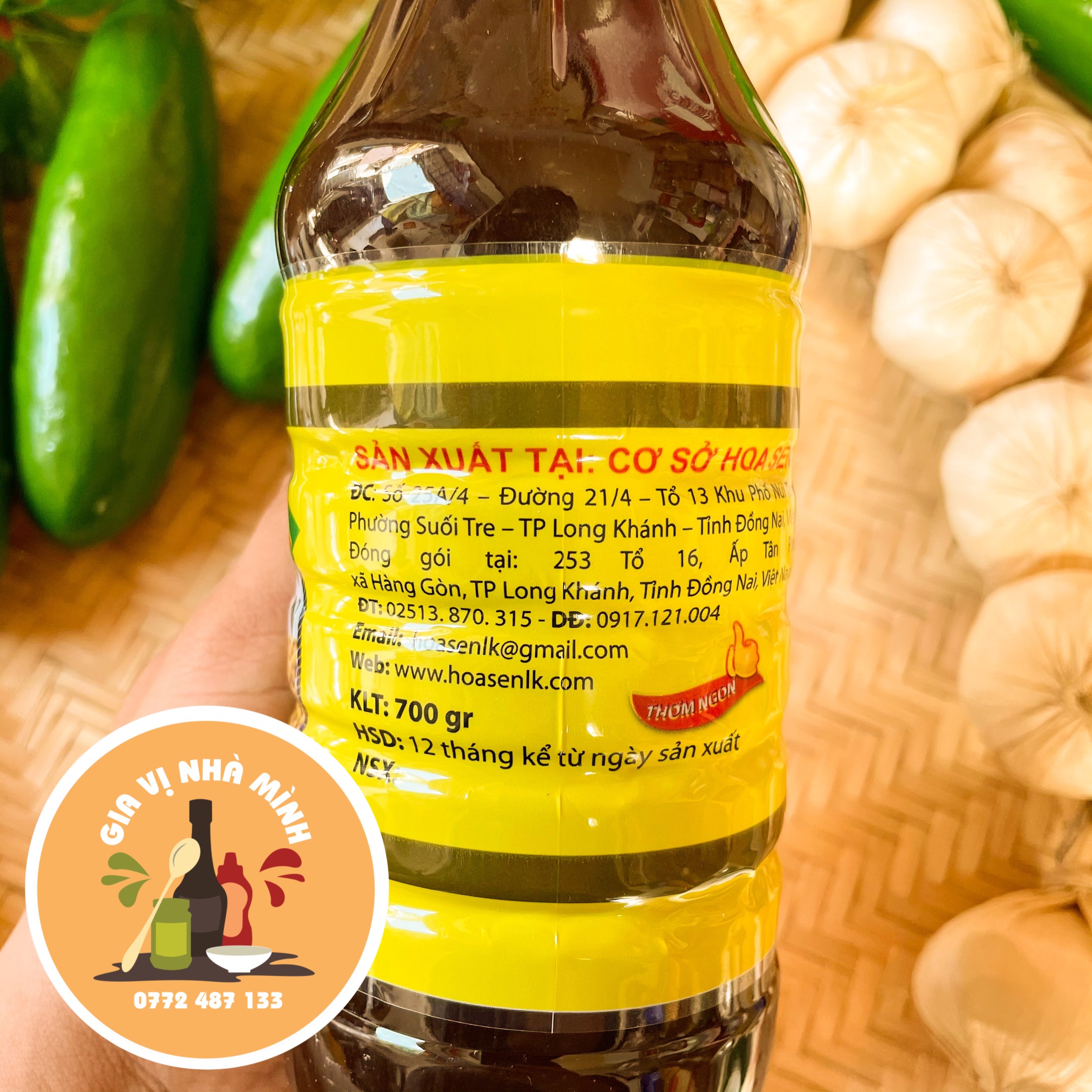 TƯƠNG ĐEN PHỞ HOA SEN - TRỌNG LƯỢNG 700g