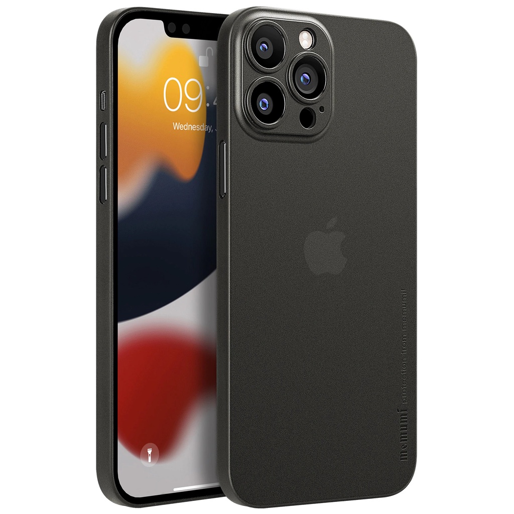 Ốp lưng lụa siêu mỏng iPhone 13 Pro Max/13 Pro/13, 12/12 Pro/12 Pro Max, 11/11 Pro/11 Pro Max Chính hãng Memumi siêu mỏng bảo vệ Camera