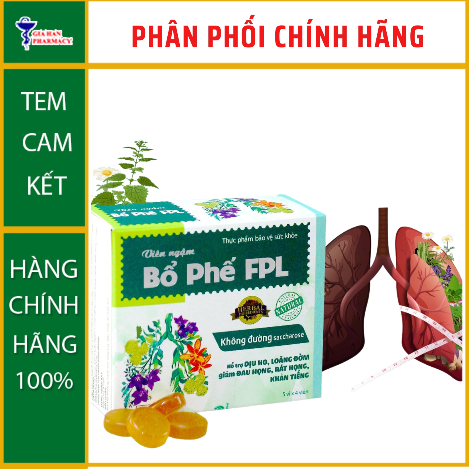 Bổ phế fpl giảm ho khan, ho có đờm, ho do cảm lạnh - nt gia hân