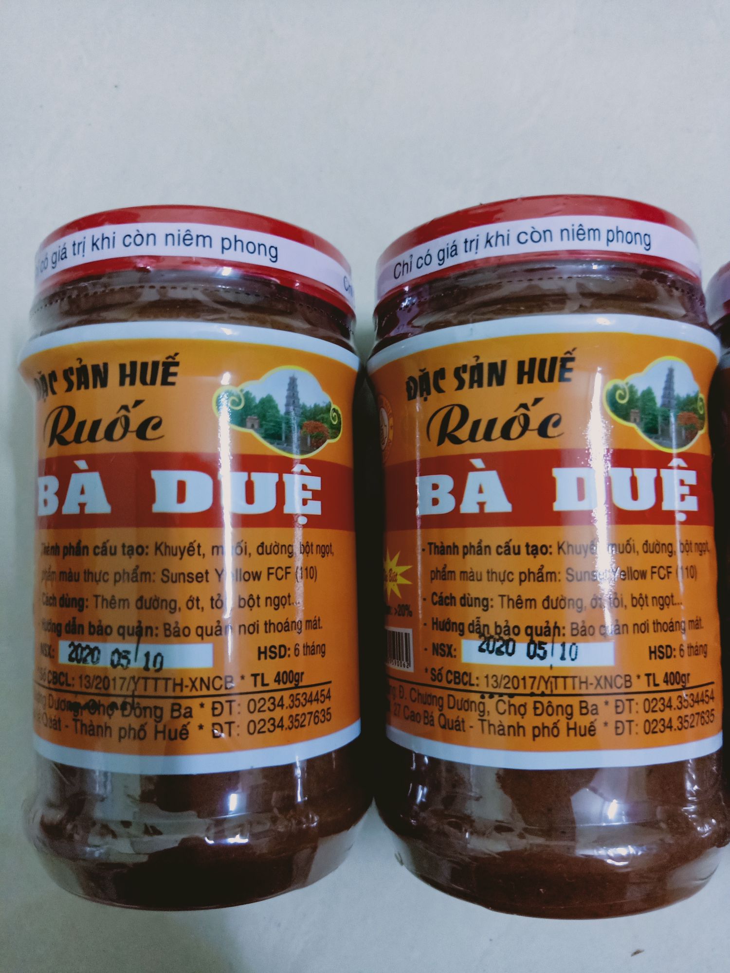 Mắm ruốc Bà Duệ nấu bún phở 400gr, đặc sản Huế