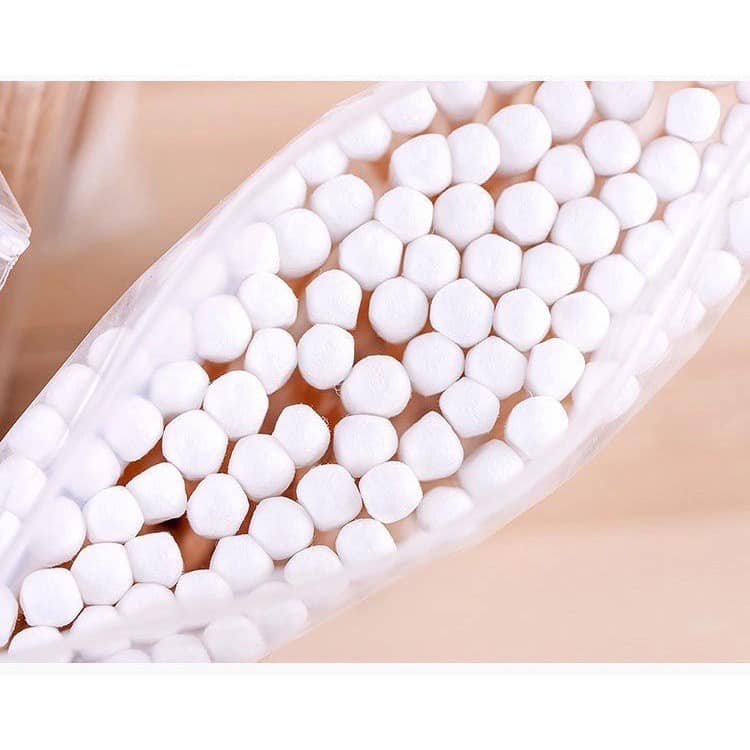 Bịch tăm bông 100 que thân gỗ -tkvt2