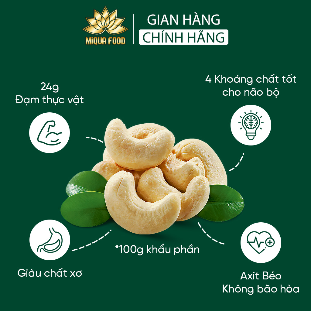 Hạt điều vỏ lụa rang muối CASAL 500gr hộp đứng A+