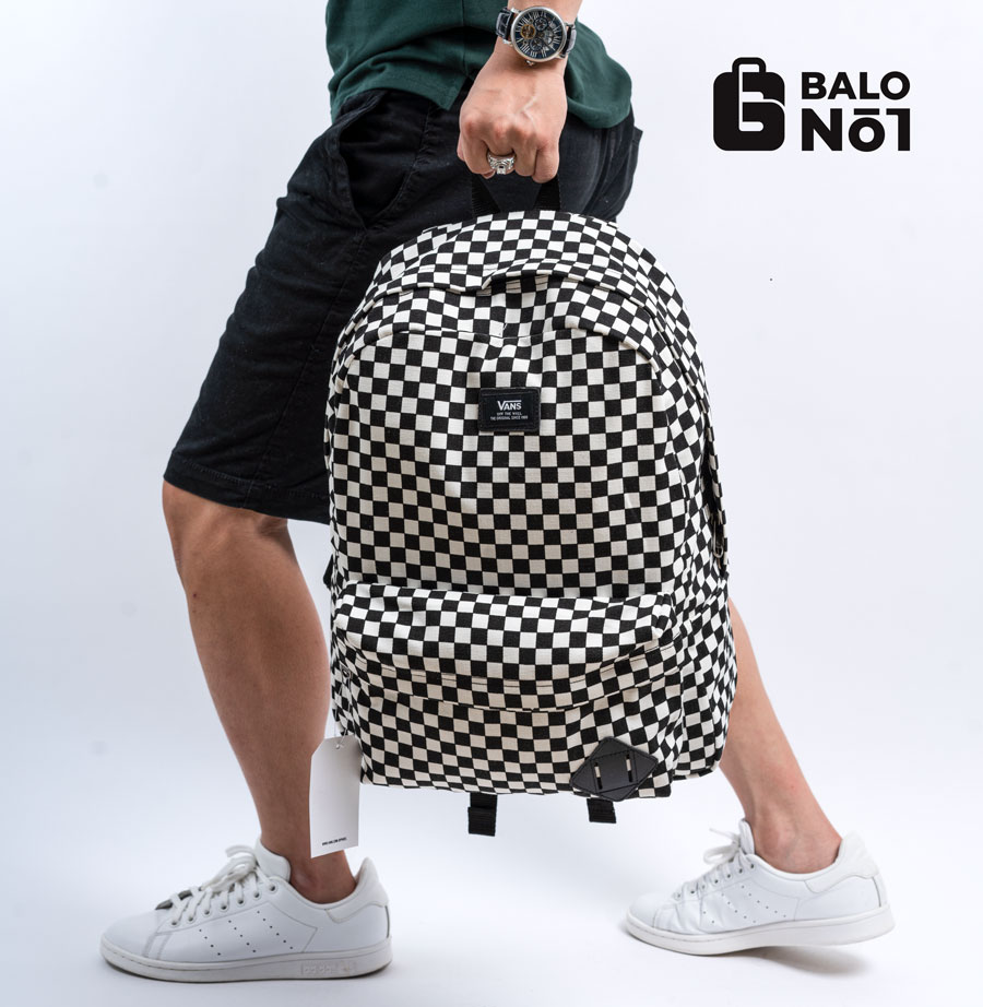 Balo Cao Cấp Van.s Old Skool Black/White Checkerboard