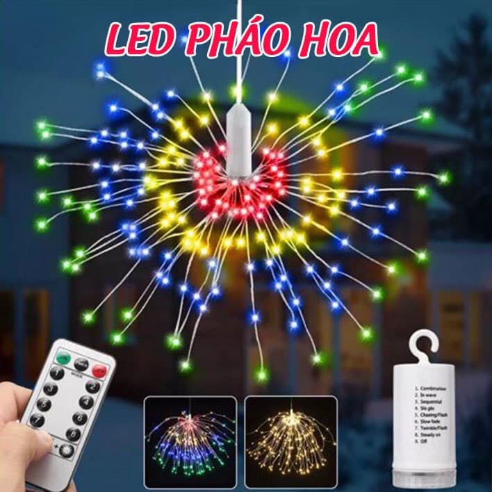 ĐÈN LED PHÁO HOA Dùng 4 Pin AA