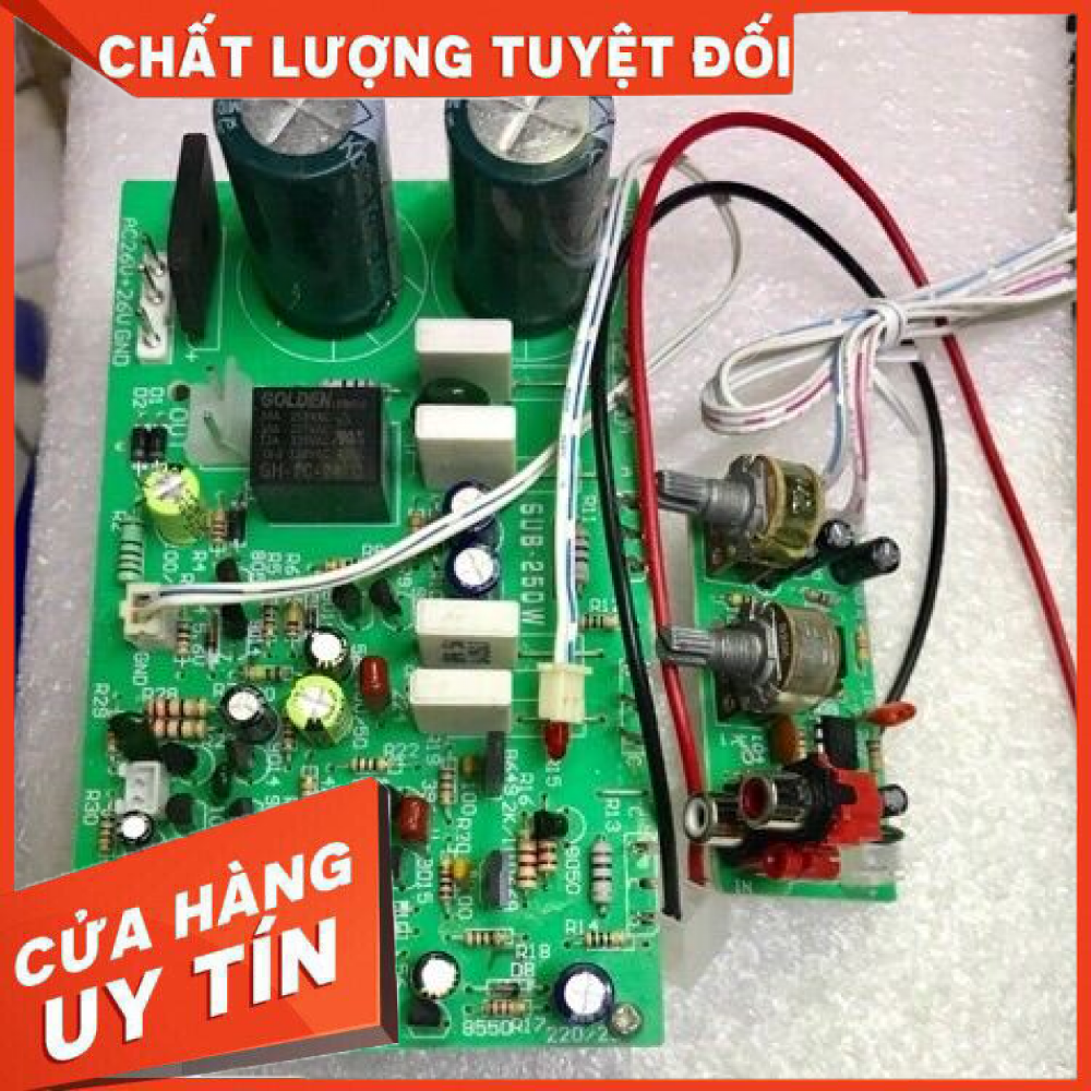 Mạch sub điện 2 sò - mạch siêu trầm ( chưa nguồn)