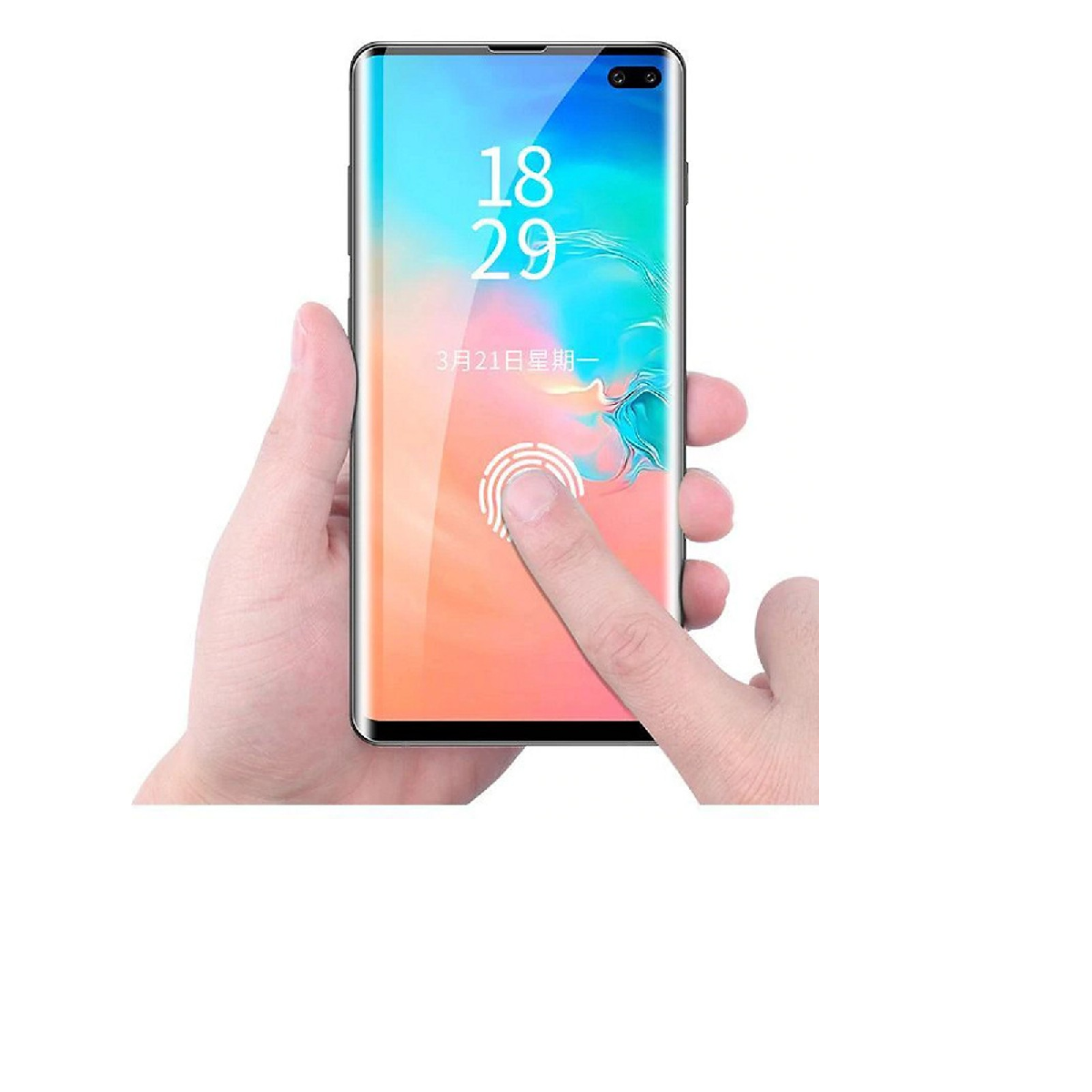 Kính cường lực trong suốt Full màn hình Full keo UV cho Samsung Galaxy Note 10, Note 10+ Plus
