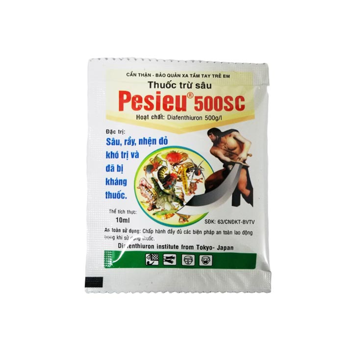 Thuốc trừ sâu rầy, nhện đỏ Pesieu 500SC/10ml COMBO 10 gói