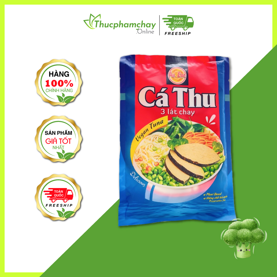 Cá thu 3 lát chay âu lạc 120g tiệt trùng