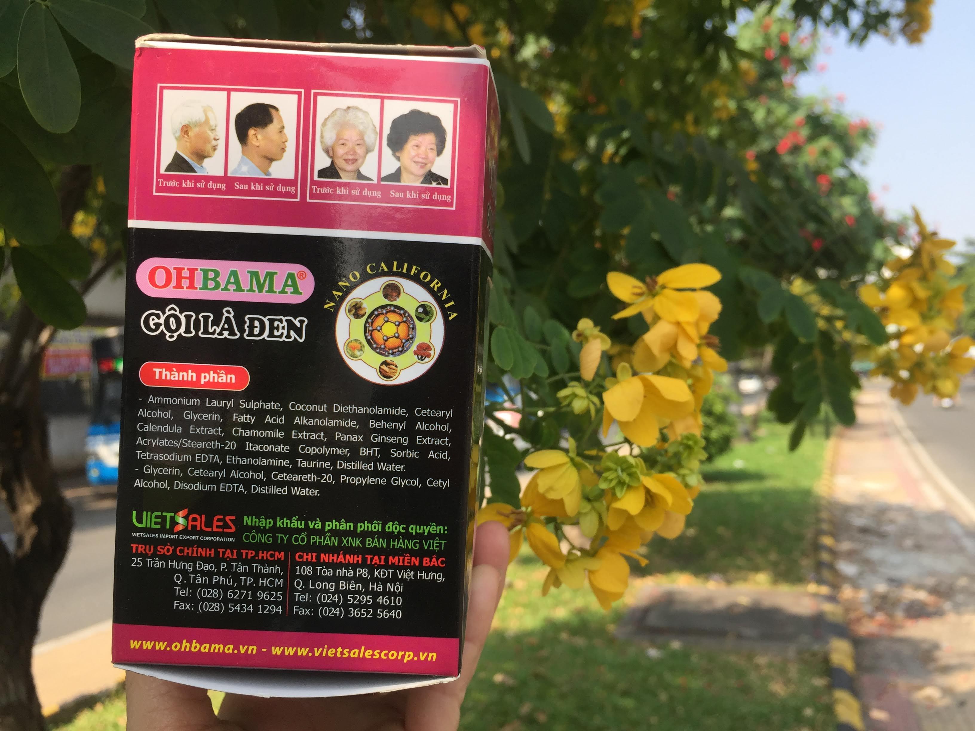 Combo 2 pack shampoo is black herbal ohbama 40 ml