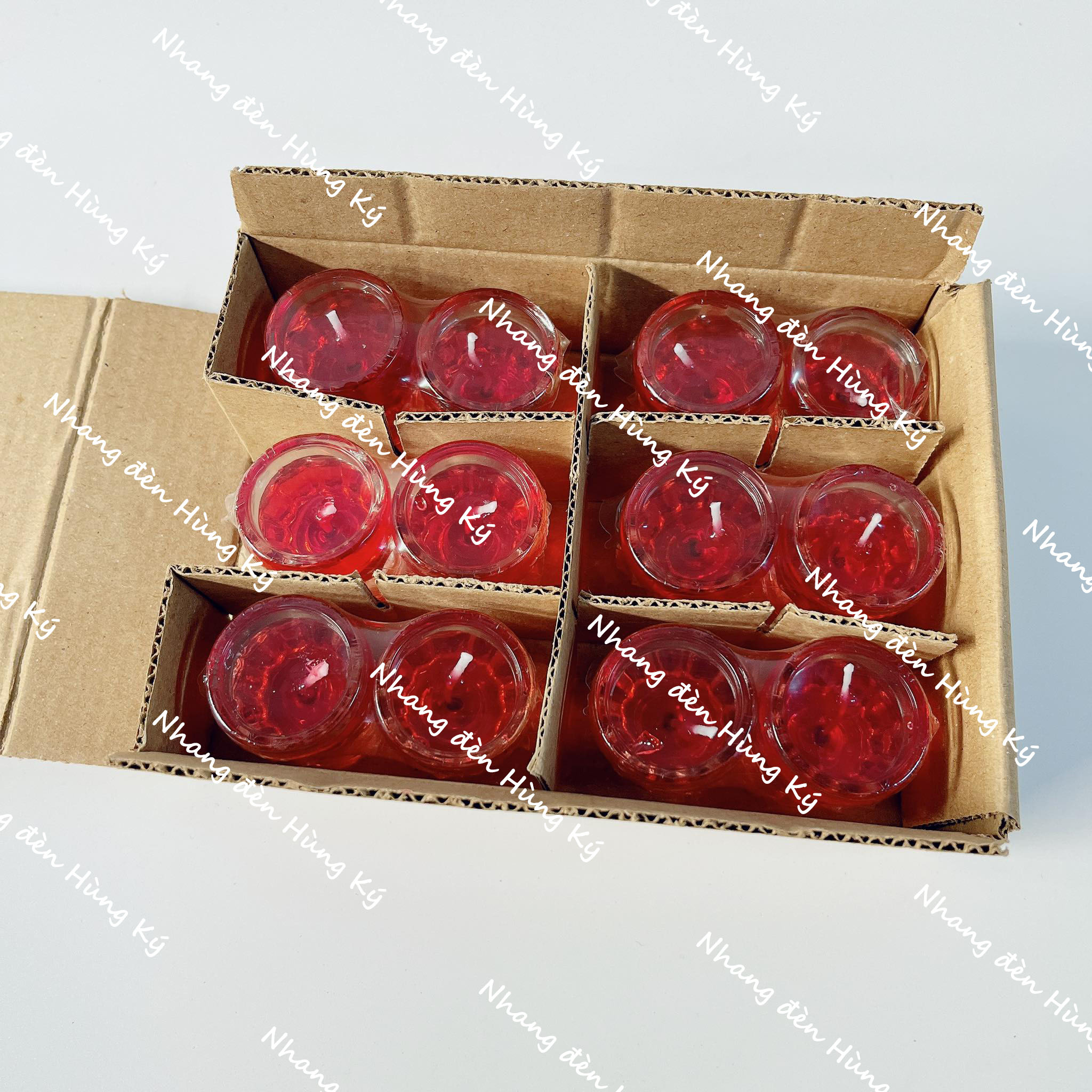 Đèn cầy ly mắc tre