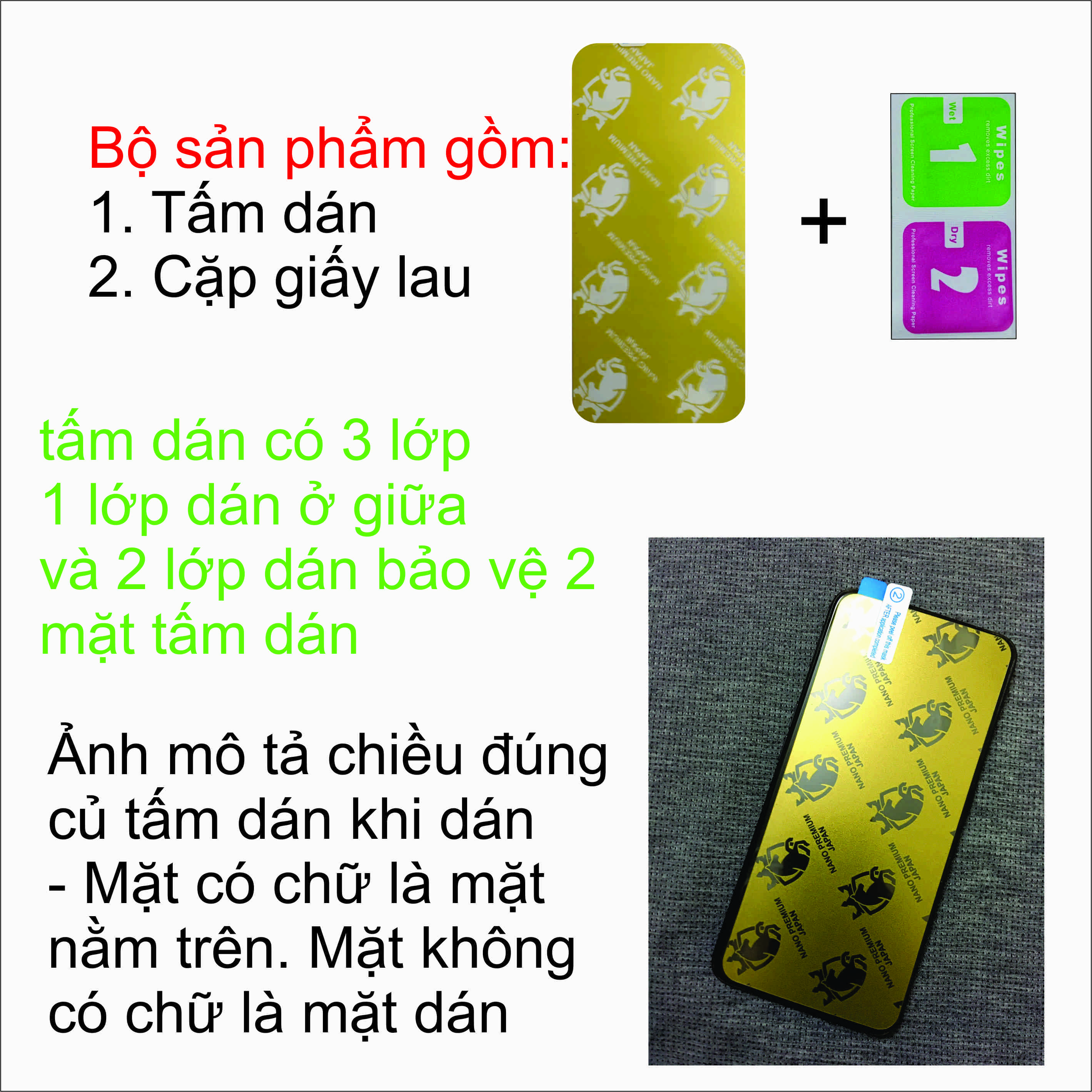 Cường lực Iphone 6plus/7plus/8plus Cường lực nano dẻo 9H+