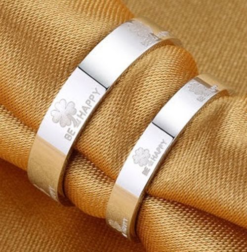 Nhẫn cặp tình nhân inox giá rẻ NC83