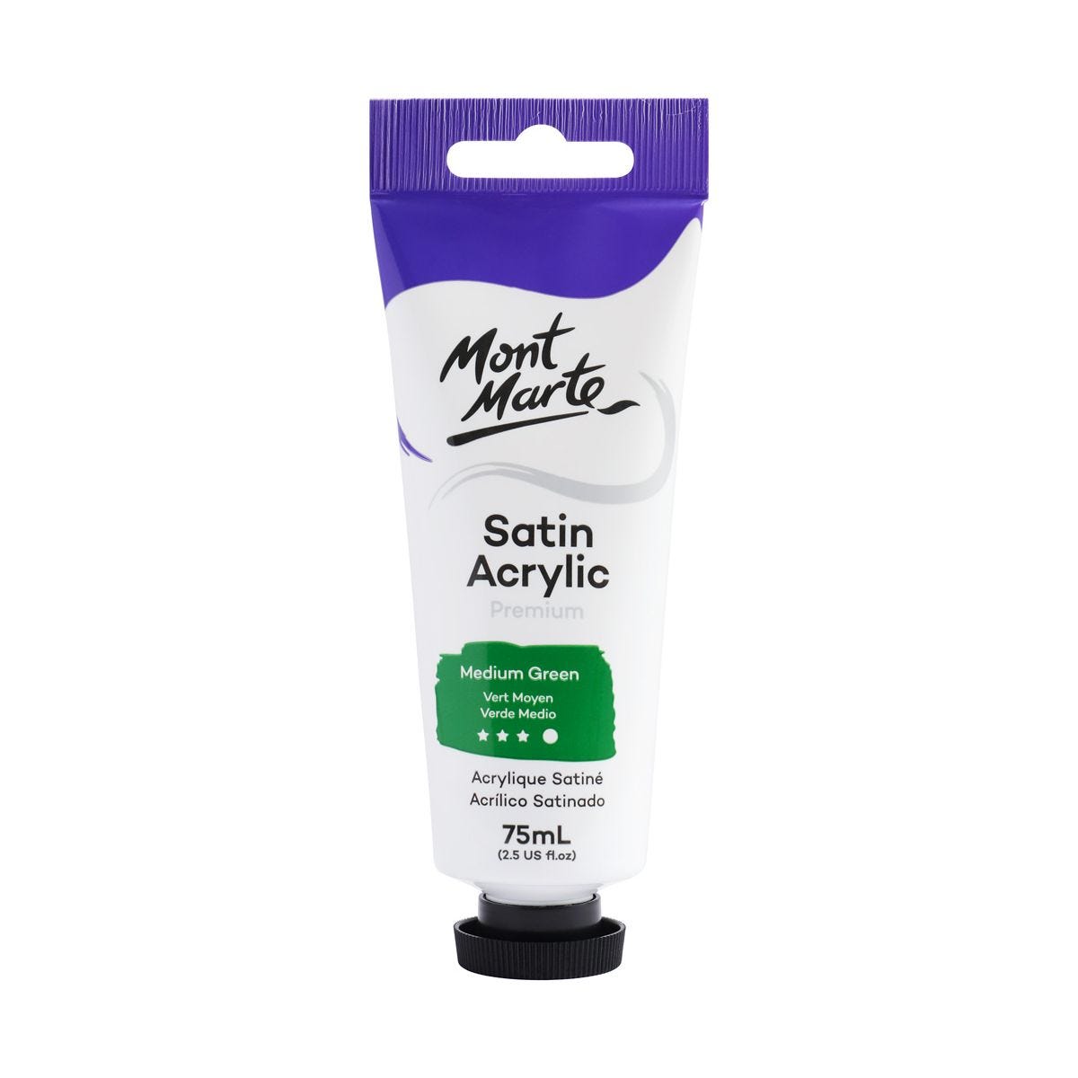 [Giao Hỏa Tốc] Màu Acrylic Satin Mont Marte Cao Cấp 75ml (Vẽ Mọi Chất Liệu)